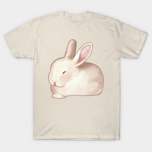 oil painting of white bunny rabbit T-Shirt